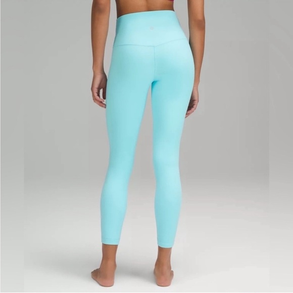 Lululemon Align High Rise CYAN BLUE Leggings Size 4 B3 - Picture 1 of 8